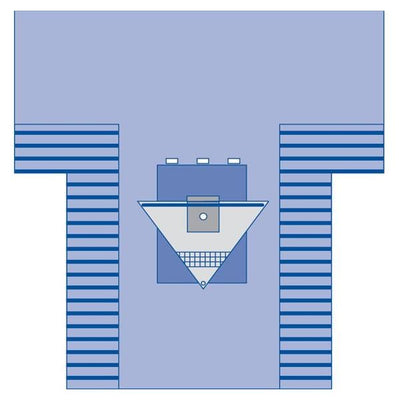 Medline Industries Inc 114x122x9" Sterile Arthroscopy Drape 2-1/2" Fenestrated - DYNJP8102