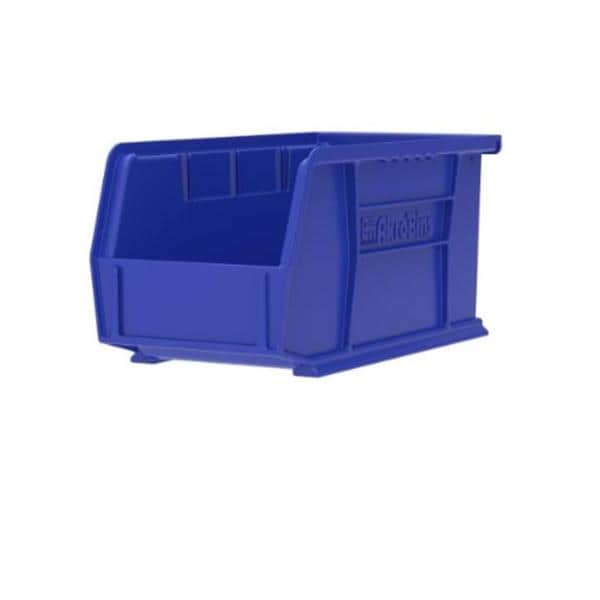 Akro-Mils AkroBins Storage Bin Blue Polymer With Label Holder 10-7/8x5-1/2x5" 12/Case - 30230BLUE