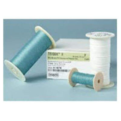Teleflex Medical-CV Evolutions -Tevdek II Suture Polyester Braid 5-0 30" Non-Absorbable T-3/T-3 Taper Point 1/2 Circle Needle 16.2mm PTFE Coated Green 36/Box 7-796