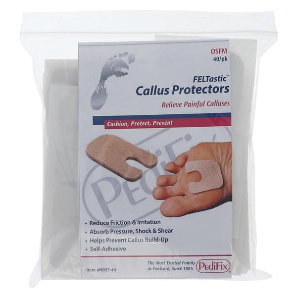 Pedifix, Inc FEL Tastic Protector Callus Wool/Felt Beige 1 Size 40/Package - 8023-40