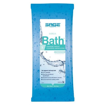 Stryker Sales Corporation Imperva Bath Washcloth 60x8/Case - 7988