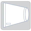 Medline Industries Inc -InvisiShield 36x36" Sterile Banded Bag Clear DYNJE63636R