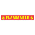 Precision Dynamics Corp. Hazard Tape Flammable Red/Yellow 1/2x500" 500/Rl - WTF-412