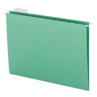 S&W Manufacturing a Smead Co Hanging Folder Smead 8-1/2x11" Bright Green Letter Size 25/Box - 64061