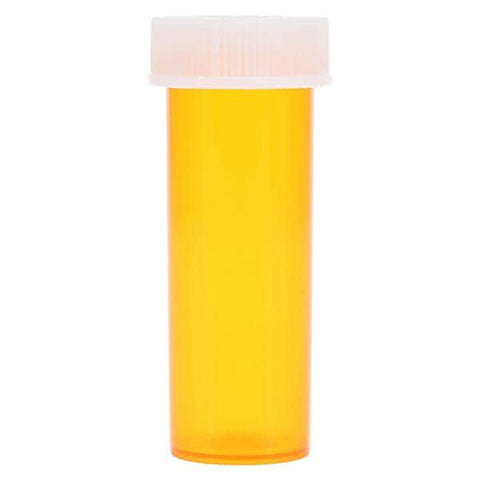 Clarke Container Division Medicine Vial Plastic 6 Dram Amber Reusable Non-Sterile 600/Case - 23006
