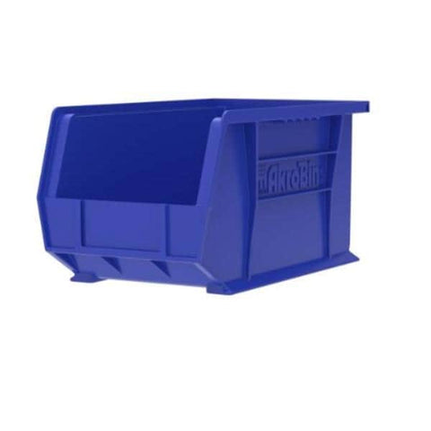 Akro-Mils AkroBins Storage Bin Blue Polymer With Label Holder 10-3/4x8-1/4x7" 6/Case - 30239BLUE