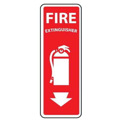 National Marker Sign Fire Extinguisher 12x4 Ea Each - 94014-240