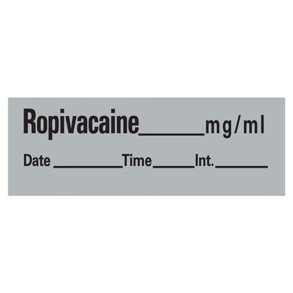 Precision Dynamics Corp. Anesthesia Tape DTI Ropivacaine mg/mL 333/Rl Gray 1/2x500" 1/Rl - AN-32