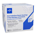 Medline Industries Inc -EMS Anti-Embolism Stocking Knee High Open Toe Medium White MDS160644