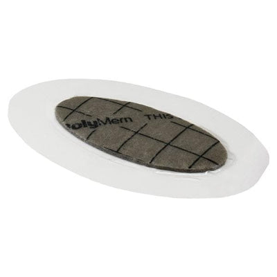 Ferris Mfg Corp Polymem Silver Hydrophilic Island Dressing 2x3" Sterile Oval #3 Blk/OfWht LF  - 1823