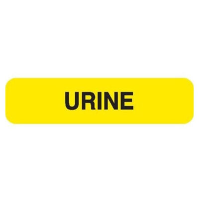 Marketlab Label Urine Yellow 1-5/8x3/8" 1/Package - 0362