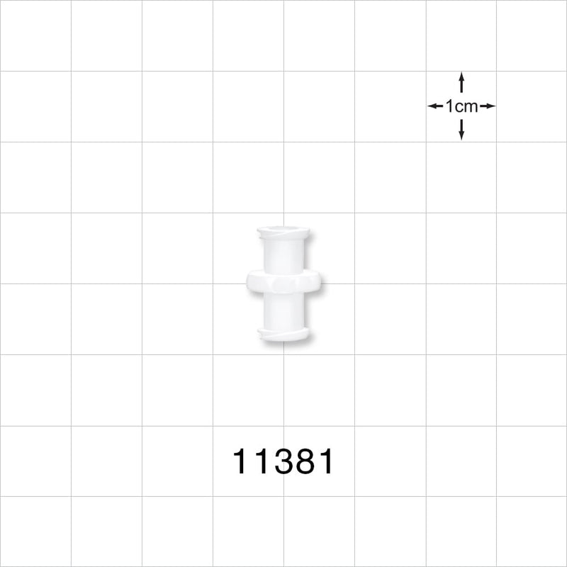 Female Luer Lock, Female Luer Lock, White -  - 11381