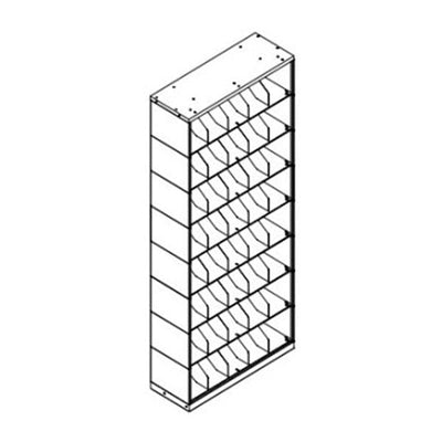 Datum Filing Systems File Tier 36" Letter Size ThinStack Ea Each - SO36LT-T23