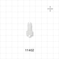 Male Luer Lock, Barbed, Natural - Fits 3/16 inch ID Tubing (0.188 inch, 4.76 mm) - 11402