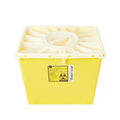 Medline Industries Inc -Sharps Container 8gal Yellow 12-3/4x17x13-1/2" Port Lid Locking Lid Plastic 9/Case MDS706308