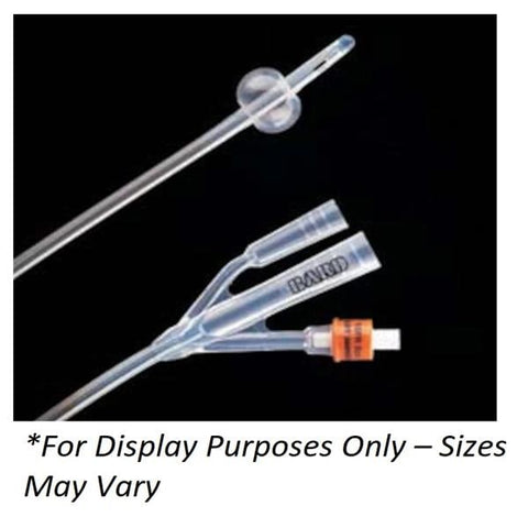 Bard Medical Division Lubri-Sil 2-Way Foley Catheter Coude Tip 100% Silicone/Hydrogel Coating 14Fr 5cc - 0170SI14
