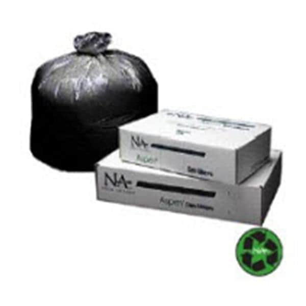 Pitt Plastics Can Liner X-Heavy Duty Black 12-16 Gallons 24x32" 500/Case - 387314
