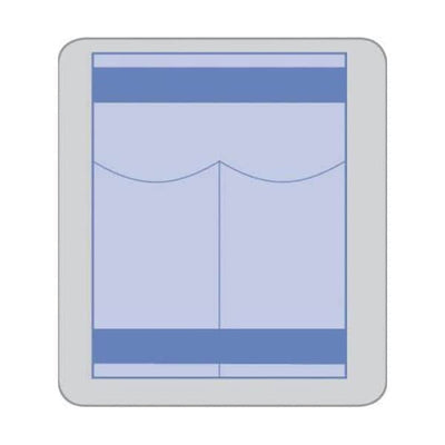 Medline Industries Inc -InvisiShield 6-3/4x12" Sterile Surgical Incise Drape Non-Fenestrated DYNJSD1018