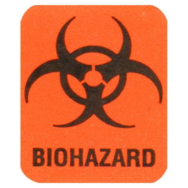 Marketlab Labels Biohazard Warning 1.75x2.75 1000/Pk 1000/Package - 1025