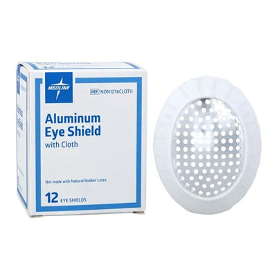 Medline Industries Inc -Universal Reusable Eye Shield Silver NON1276CLOTH