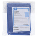 Medline Industries Inc -Three-Quarter Drape Sheet 2 Ply 53 in x 77 in Sterile Latex Free Blue Disposable 20/Case DYNJP2415