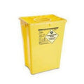 Abm North America Corp -Sharps Container 12gal Red 20-8/10x17-3/10" Hermetic Seal Double Lid Horizontal Drop Polyethylene Lateral/Central Handles Stackable Autoclavable Disposable 8/Case 242420