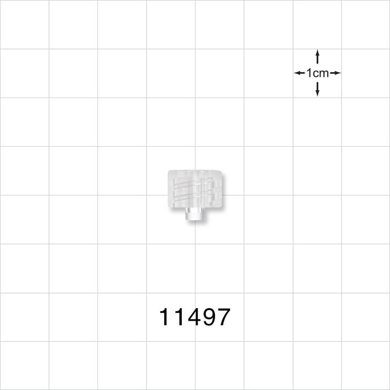 Male Luer Cap, Non-Vented, Natural -  - 11497