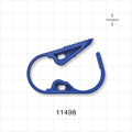 Pinch Clamp, Ratchet-Style, Blue - Fits 3/4 inch OD Tubing (0.75 inch, 19.1 mm) - 11498