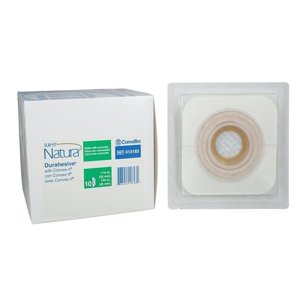 Convatec US SUR-FIT Natura Durahesive 2-Piece 4-1/2x4-1/2" Skin Barrier White - 413183