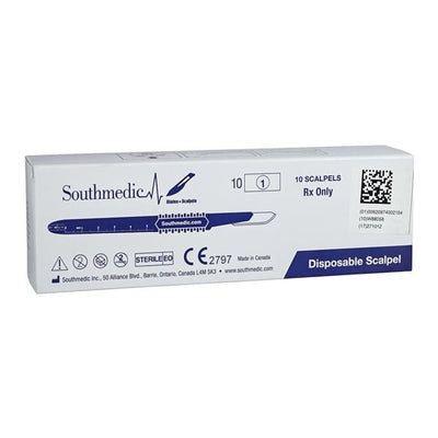 Southmedic Inc. -Disposable Surgical Scalpel Sterile, 10 BX/CA 73-0110
