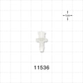 Female Luer Lock, Barbed, Natural - Fits 1/8 inch ID Tubing (0.125 inch, 3.18 mm) - 11536