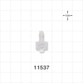 Male Luer Lock, Barbed, Natural - Fits 1/8 inch ID Tubing (0.125 inch, 3.18 mm) - 11537