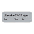 Precision Dynamics Corp. Label Lidocaine 2%20mg/ml 600/Rl 1/Rl 1/Rl - LAN-11D20