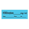 Precision Dynamics Corp. Anesthesia Label DTI Hydromorphone mg/ml Blue 1-1/2x1/2" 600/Rl - LAN-16