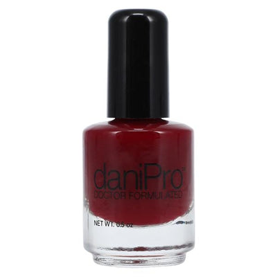 Alde Associates LLC DaniPro Infused Nail Polish Undecylenic Acid Deep Red Always Be True Each - BE TRUE