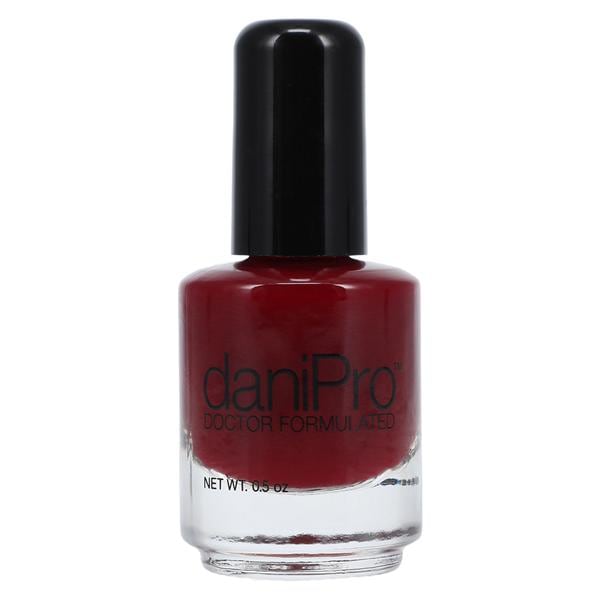 Alde Associates LLC DaniPro Infused Nail Polish Undecylenic Acid Deep Red Always Be True Each - BE TRUE