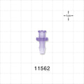 Female Luer Lock, Barbed, Clear - Fits 5/32 inch ID Tubing (0.156 inch, 3.97 mm) - 11562