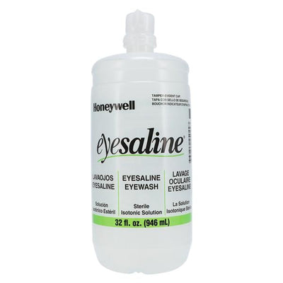 Honeywell Safety Products USA EyeSaline Emergency Eyewash Solution 32oz Bottle 12/Case - 32-000455-0000-H5