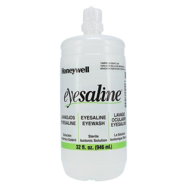 Honeywell Safety Products USA EyeSaline Emergency Eyewash Solution 32oz Bottle 12/Case - 32-000455-0000-H5