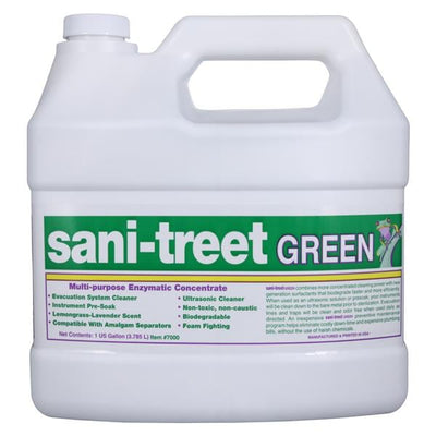 Enzyme Industries Inc -Sani-Treet Green Cleaner Concentrated Liquid Lemongrass / Lavender 1 Gallon Bottle, 4 BT/CA ENZ 7000-NDC