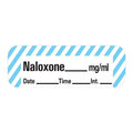 Precision Dynamics Corp. Anesthesia Label DTI Naloxone mg/ml White/Blue 1-1/2x1/2" 600/Rl - LANS-14