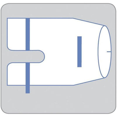 Medline Industries Inc -InvisiShield 54x85" Sterile C-Arm Drape Clear DYNJE4420
