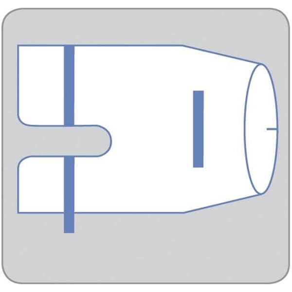 Medline Industries Inc -InvisiShield 54x85" Sterile C-Arm Drape Clear DYNJE4420