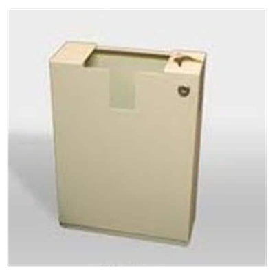 Post Medical, Inc -Sharps Cabinet Beige 18x6x12" Locking Steel For 2.5gal Containers With Key Non-Sterile Wall Mount Each 750-L