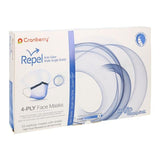 Pro2 Solutions, Inc Repel Surgical Combination Mask / Shield ASTM Level 3 Anti-Fog Sapphire 25/Bx - R2980SA