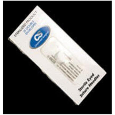 Cincinnati Surgical Co Surgical Needle 1.40x35mm 1/2 Circle Needle Stainless Steel Mayo Catgut 50/Bx  - 09824S4