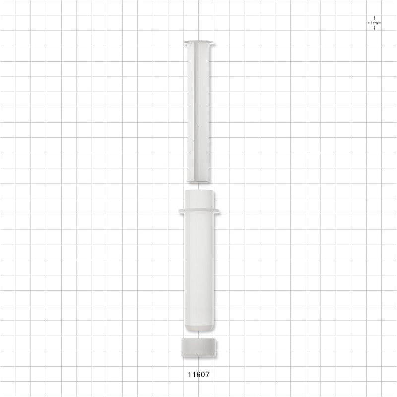 Open Ended Syringe with Cap - 13 gm - 11607
