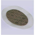 Ferris Mfg Corp  PolyMem Rayon/Polyester Blend Gauze Sponge 6-1/2x8-1/5" 3 Ply Oval Adhesive Pink - 1886