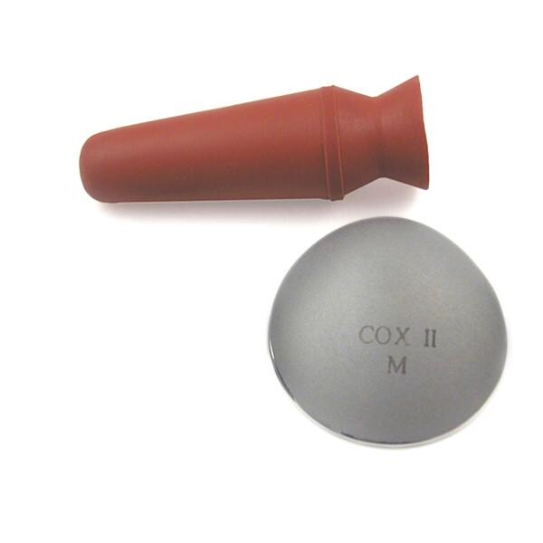 Kentek Corporation Cox II Large Laser Eye Shield Silver  - PAT-21-266