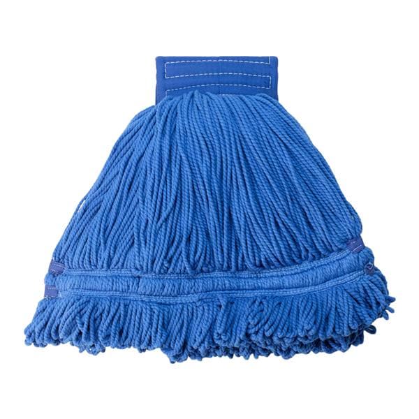Medline Industries Inc Mop Microfiber Trad Loop 14oz String Blue 6/Ca 6/Case - MDT217794